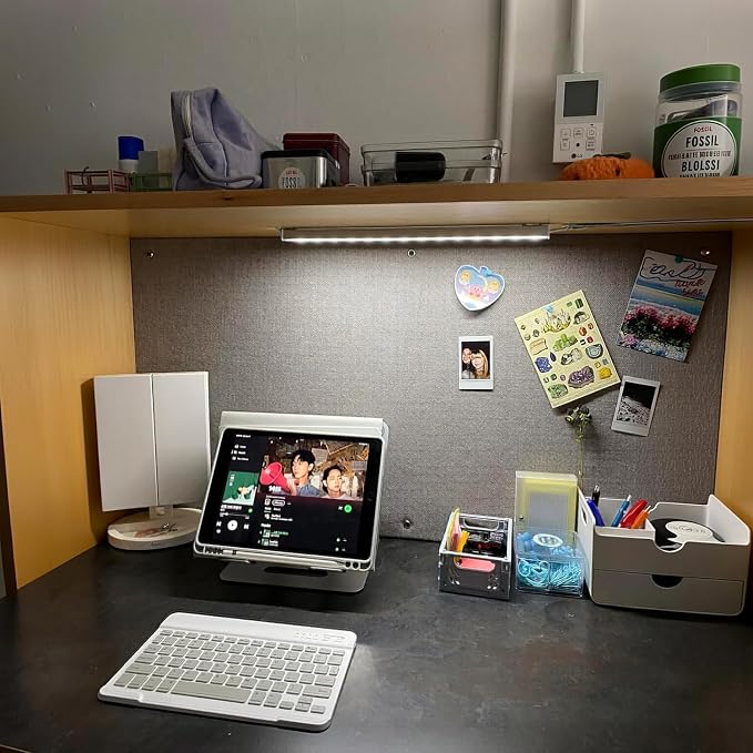 ASOKO LED Under Cabinet Lighting, 3 Color Changing, 14.5in USB Plug-in Under - Image 2