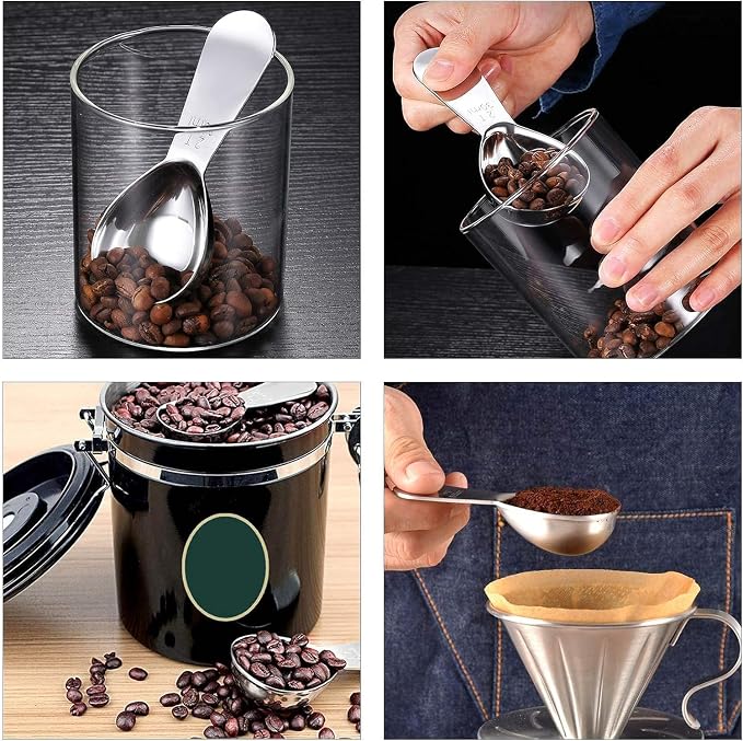 Stainless Steel 1 Tablespoon Measuring Coffee Scoop Spoon - Image 4