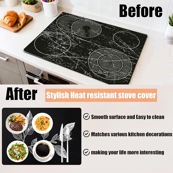 Anti-Slip Electric Stove Top Cover, Foldable Heat-Resistant Glass Stove Top - Image 2