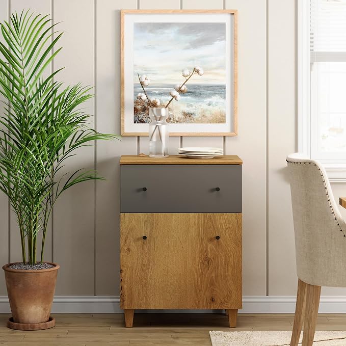 WAMPAT Buffet Cabinet with Drawer and Door - Image 3
