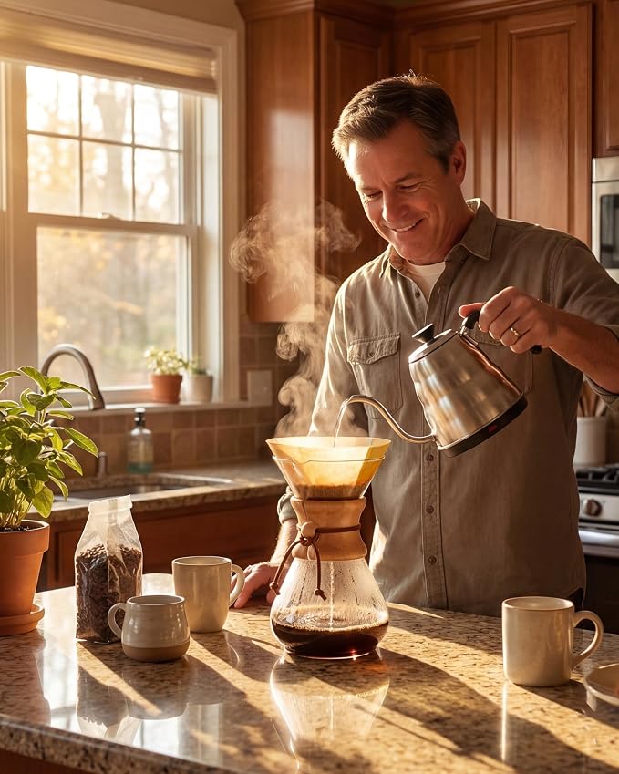 AGOGO Pour Over Coffee Maker Glass - Image 2