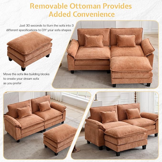 Modular Sectional Sofa, Cloud Couch - Image 2