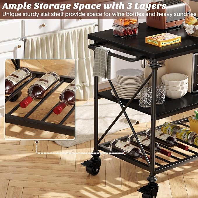 Homieasy Kitchen Island Cart - Image 4