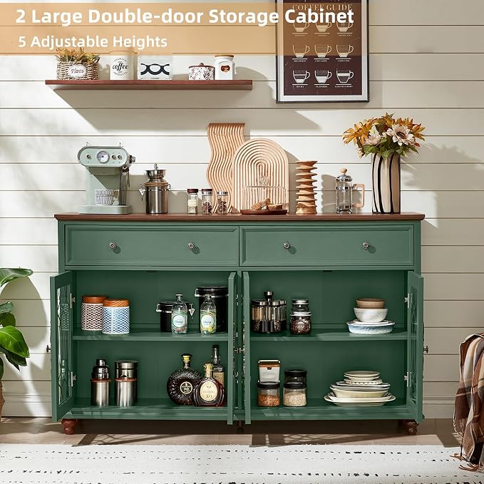 Joaxswe Large Sideboard Buffet Cabinet - Image 7