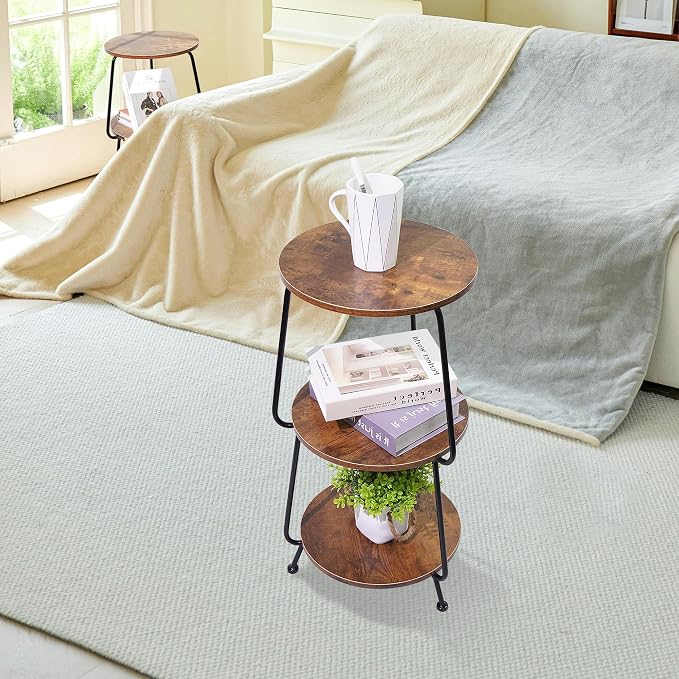 Small Round Side Table - Image 9