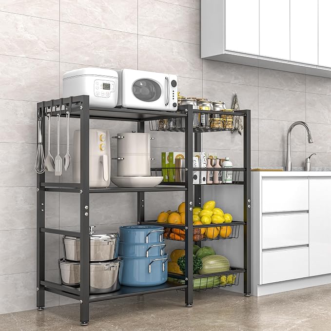 Hastatii Storage Rack Kitchen Baker's Rack - Image 2