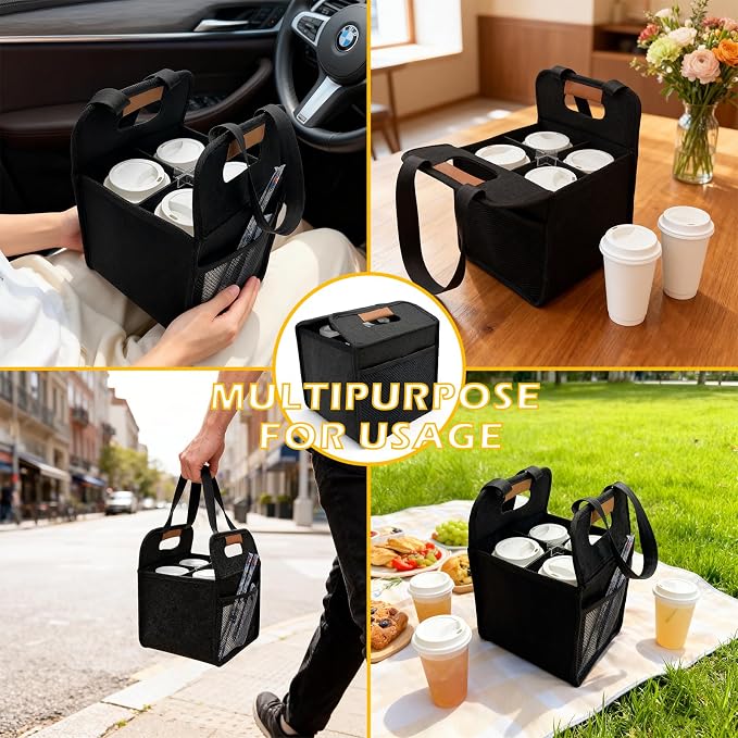 Foldable 4 Cup Drink Carrier - Image 7