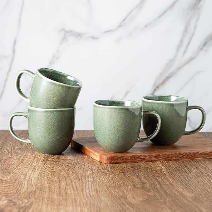 AmorArc 12oz Coffee Mugs, Ceramic Coffee Mugs set of 6 - Image 5