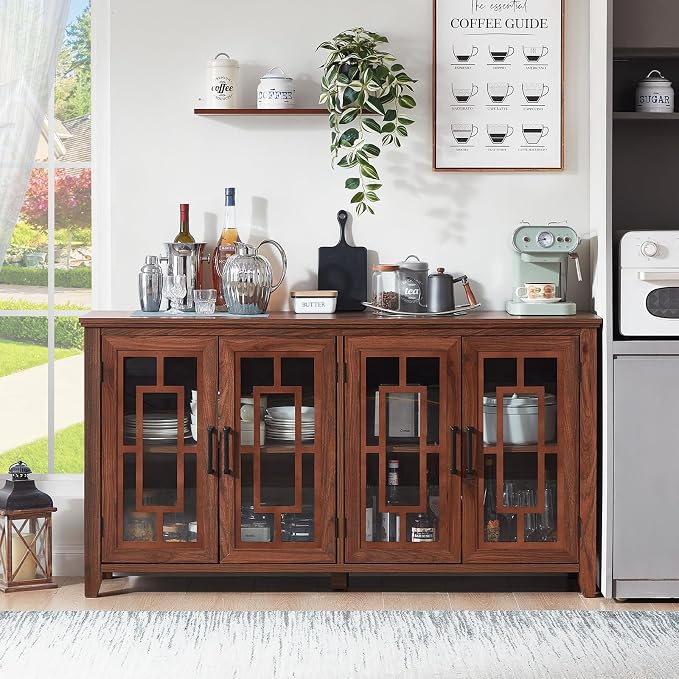 Joaxswe Large Sideboard Buffet Cabinet - Image 4