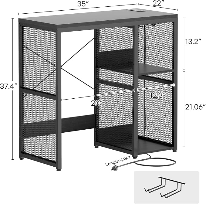Homieasy Mini Fridge Cabinet - Image 2