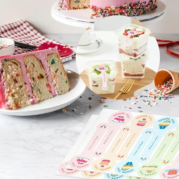 Beyonday 300pcs Handmade Lollipop Baking Stickers - Image 4