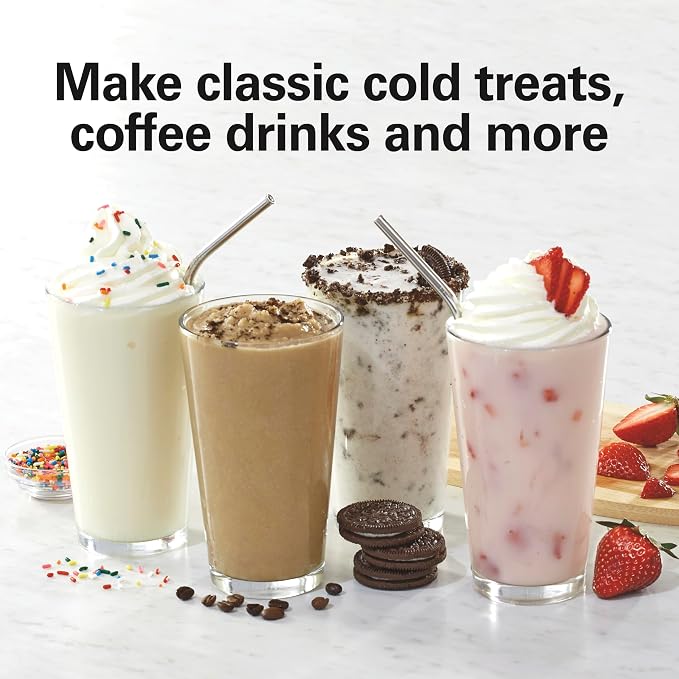 Hamilton Beach DrinkMaster Electric Drink Mixer, Retro Milkshake Maker & Milk - Image 2