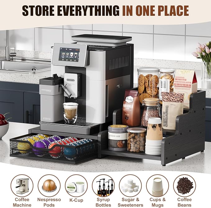 Coffee Station Organizer Compatible - Image 5