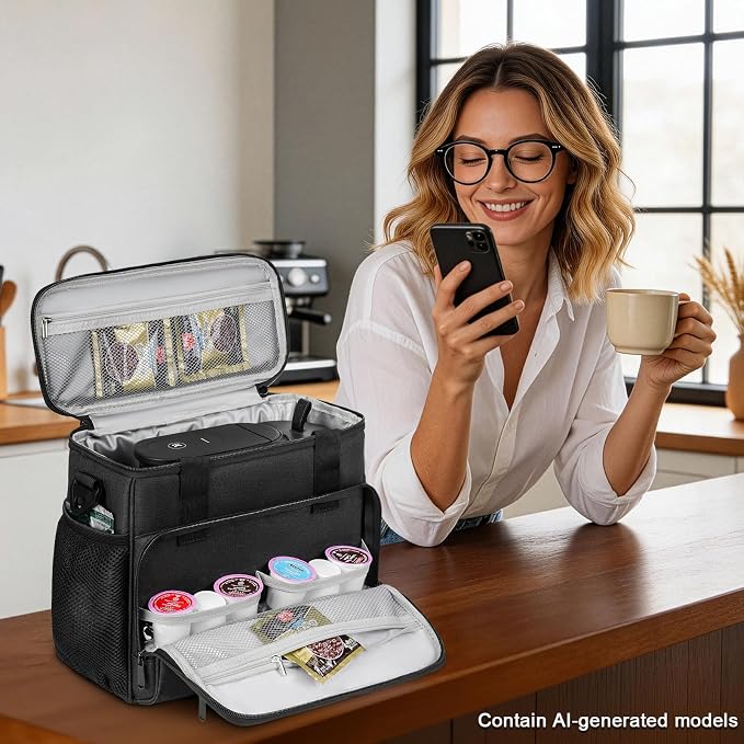LEFOR·Z Coffee Maker Travel Bag Compatible - Image 7