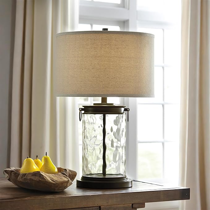 Signature Design by Ashley Tailynn Modern 25.25" Glass Table Lamp - Image 2