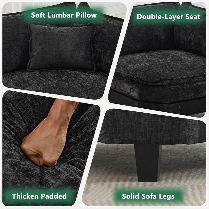 Corner Seat for Sectional Sofa, Modular Cloud Couch - Image 5
