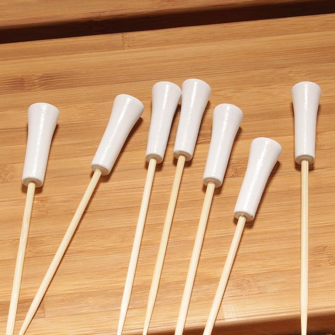 BambooMN Decorative Golf Tee Bamboo Cocktail Sandwich Skewer Picks - Image 2