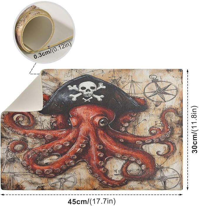 Coffee Mat Coffee Bar Station Maker Machine Pot Table Spill Mat Leather - Image 3