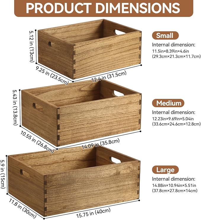 KIRIGEN Nesting Wood Crates - Image 6