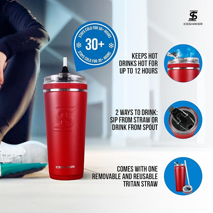 Ice Shaker Insulated Stainless Steel Tumbler | 20 oz - Image 3