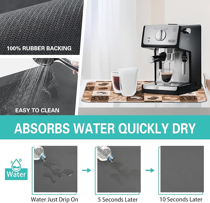 Super Absorbent Anti-Slip Silicone Dish Drying Mats - Image 4