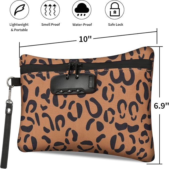 IDEATECH Smell Proof Bag, Odor Proof Containers, Travel Storage Money Bag - Image 6