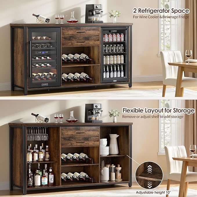 Leteuke Large Coffee Bar Cabinet - Image 5