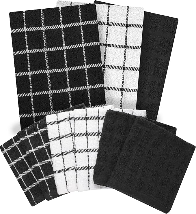 Ritz Premium 3-Pack Kitchen Towel & 6-Pack Dish Cloth Set - Image 2