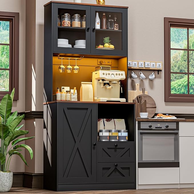 71‘’Kitchen Pantry Storage Cabinet - Image 3