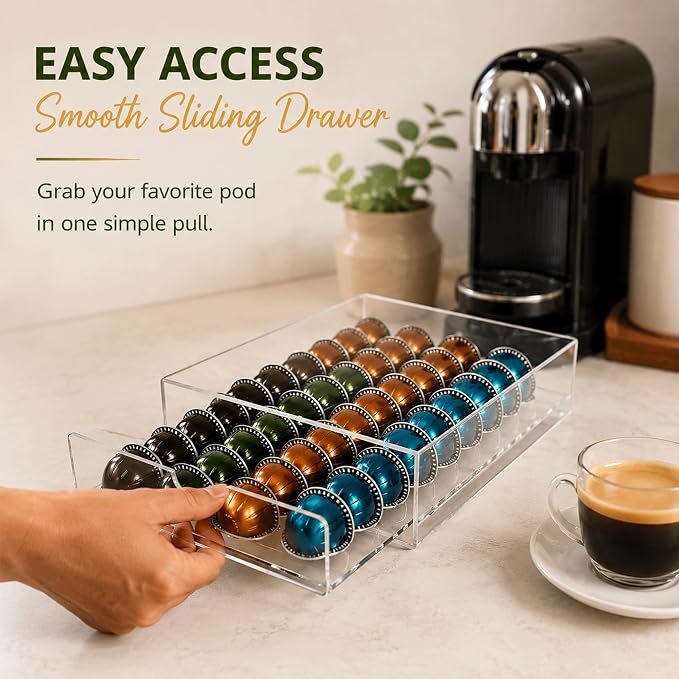 Coffee Pod Drawer Organizer Compatible - Image 5