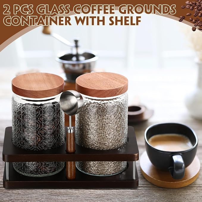 Suclain Glass Coffee Grounds Container - Image 6