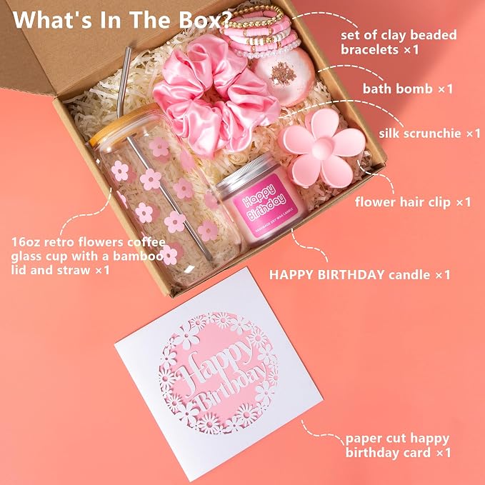JTEWB Birthday Gifts For Women, Teen Girl, Happy Birthday Gift Box For Girl - Image 2