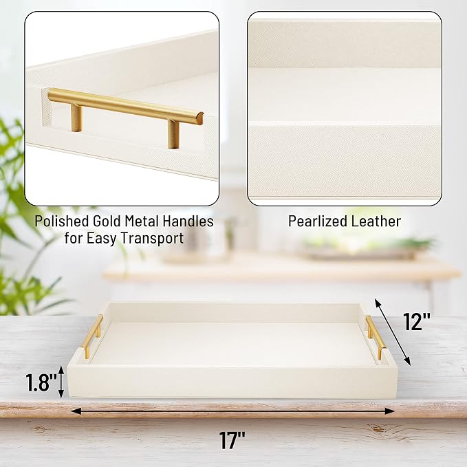 ATZYmolin 17" x 12" Wood Serving Tray - Image 2