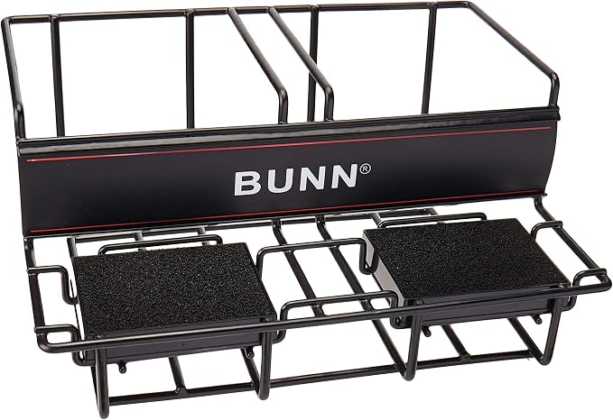 BUNN 2 Lower Universal Airpot Rack, Stainless Steel by BUNN