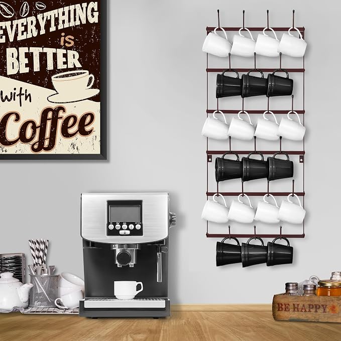 Sorbus Mug Rack for Wall - Image 2