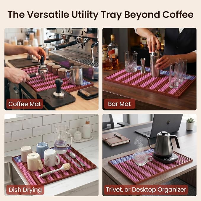 Decorative Cocktail Bar Mat 18x12 — Premium PVC Bar Mat, Non-Slip Coffee Mat - Image 7