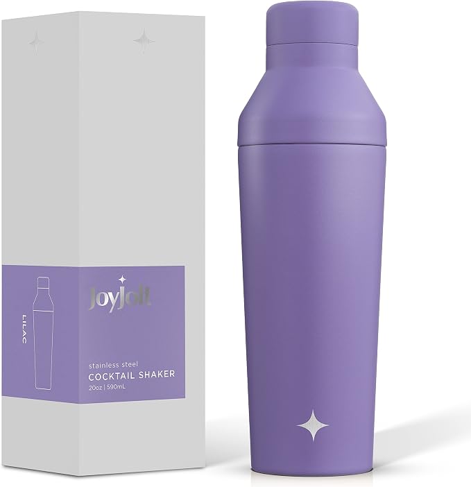 JoyJolt Triple Insulated Cocktail/Protein Shaker Bottle. 20oz Shaker Cup - Image 8