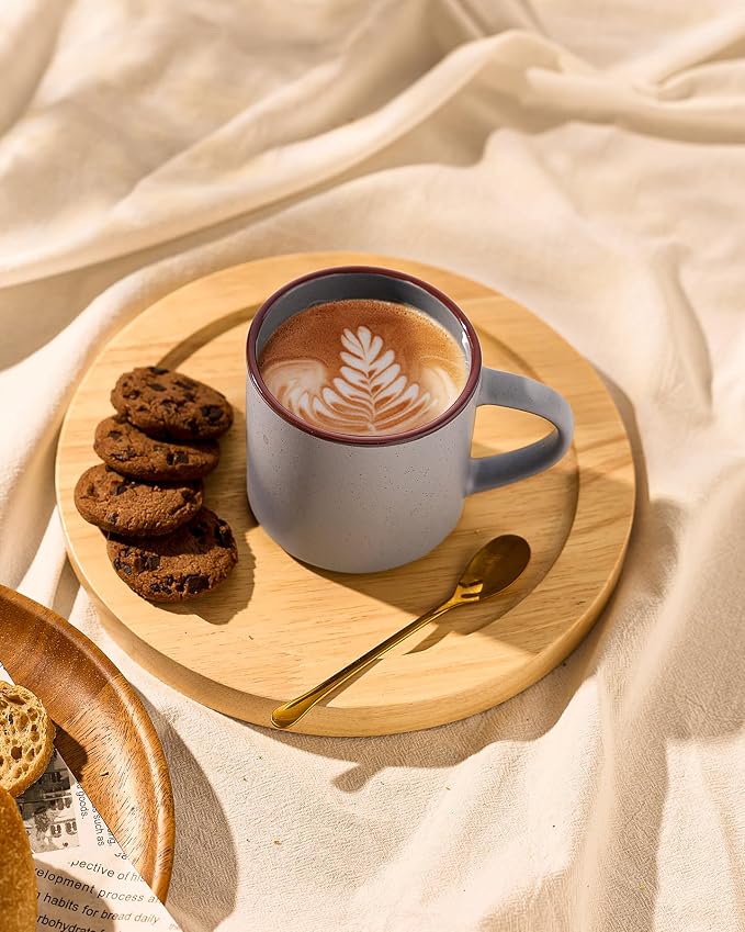 famiware Coffee Mugs Set of 4, Nebula 14oz Coffee Mugs, Ceramic Cup Set - Image 7