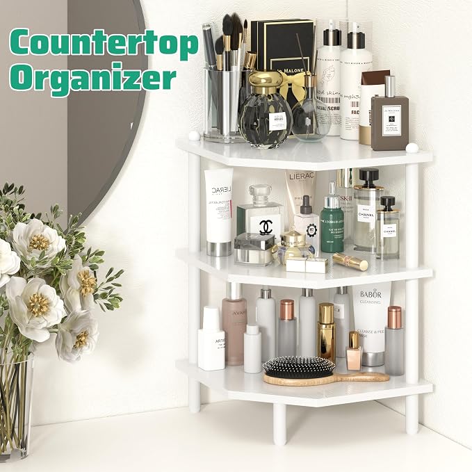 Corner Shelf Stand for Desk - Image 6