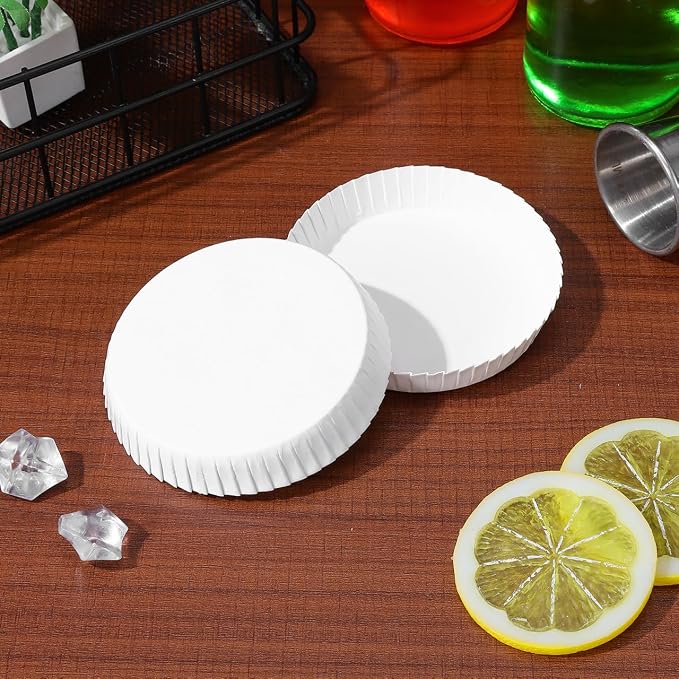 DOITOOL Disposable Cup Lids 100Pcs Paper Covers - Image 8