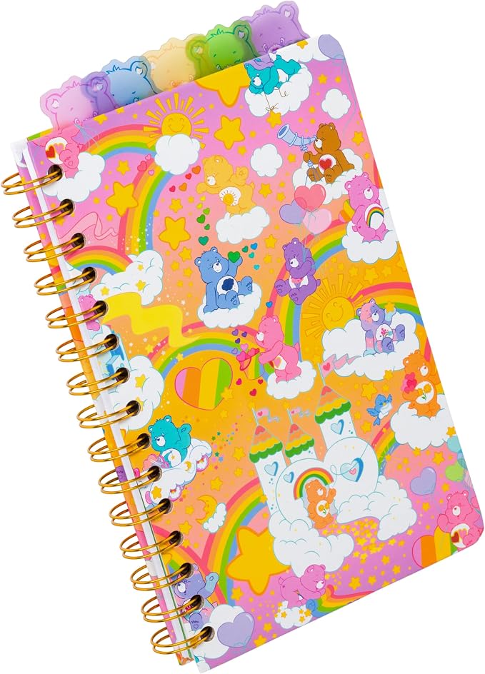 Silver Buffalo Care Bears Spiral Tabbed Notebook Featuring Grumpy Bear - Image 6