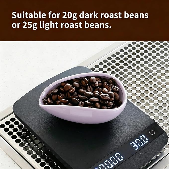watchget Ceramic Coffee Dosing Cup & Tea Storage Tray, Single Dose Measuring - Image 4