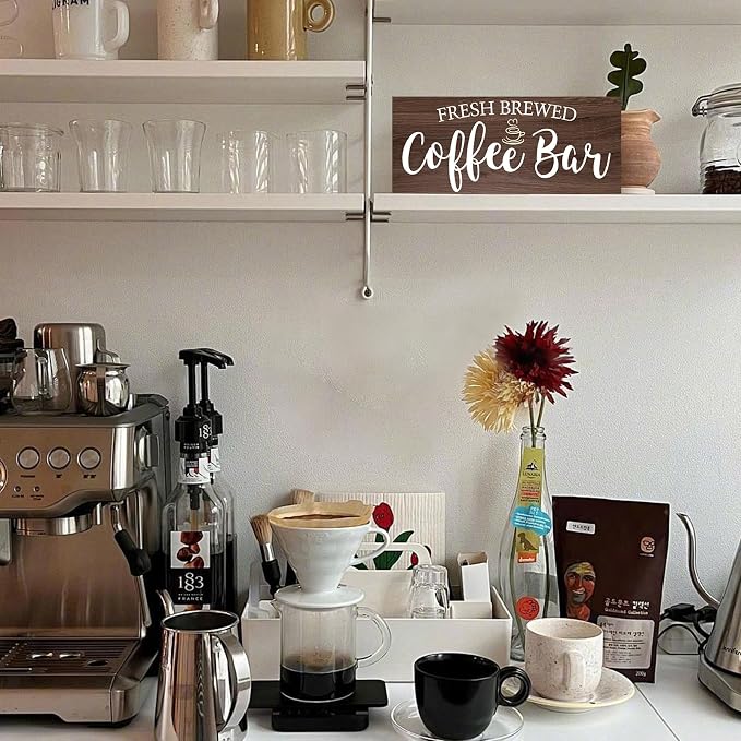 Rustic Coffee Bar Sign Wall Decor - Image 6