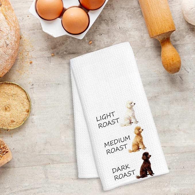 Funny Poodle Kitchen Towels, Poodle Gifts - Image 5