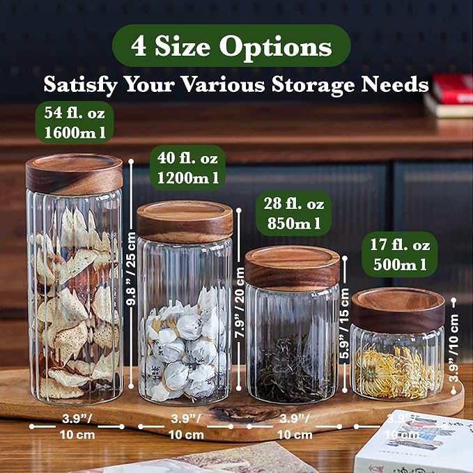 Decorative Borosilicate Glass Jar - Image 5