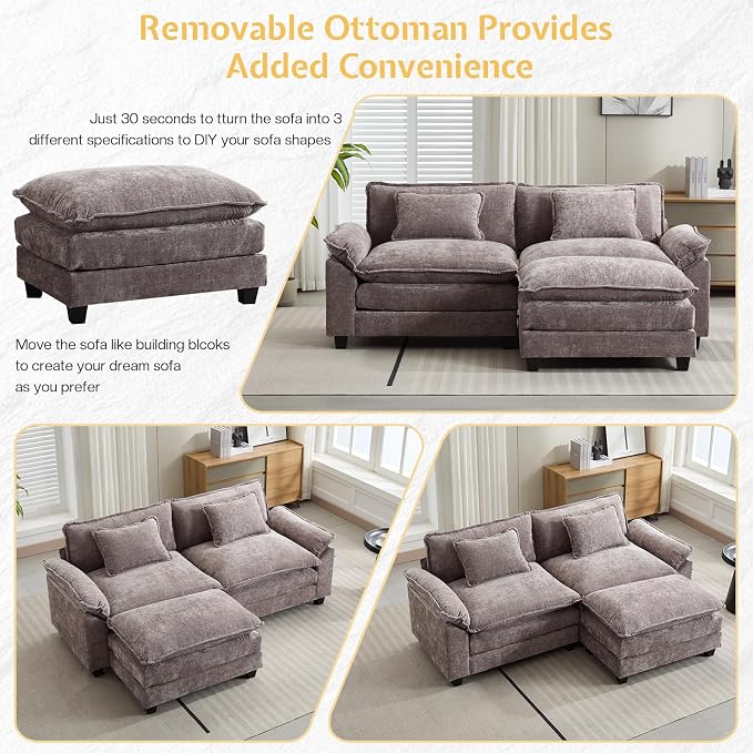 Modular Sectional Sofa, Cloud Couch - Image 4