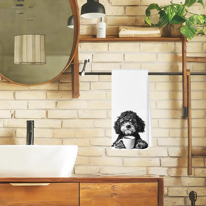 Funny Bernedoodle Kitchen Towels, Dog Kitchen Accessories, Dog Chef Gifts - Image 4