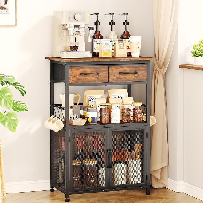 SWTYMIKI Coffee Bar Cabinet by SwtyMiki-TidyHomeSweetLife