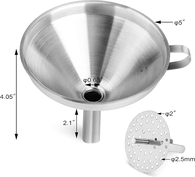 New Star Foodservice Stainless Steel Funnel - Image 3
