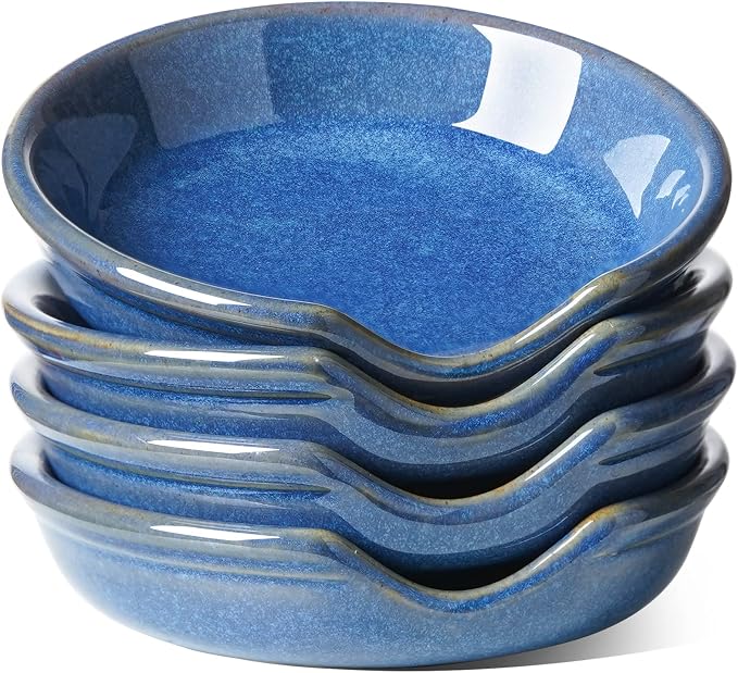 LE TAUCI Ceramic Spoon Rest for kitchen, 4.8 Inches Spoon Holder for Stove Top by LETAUCI
